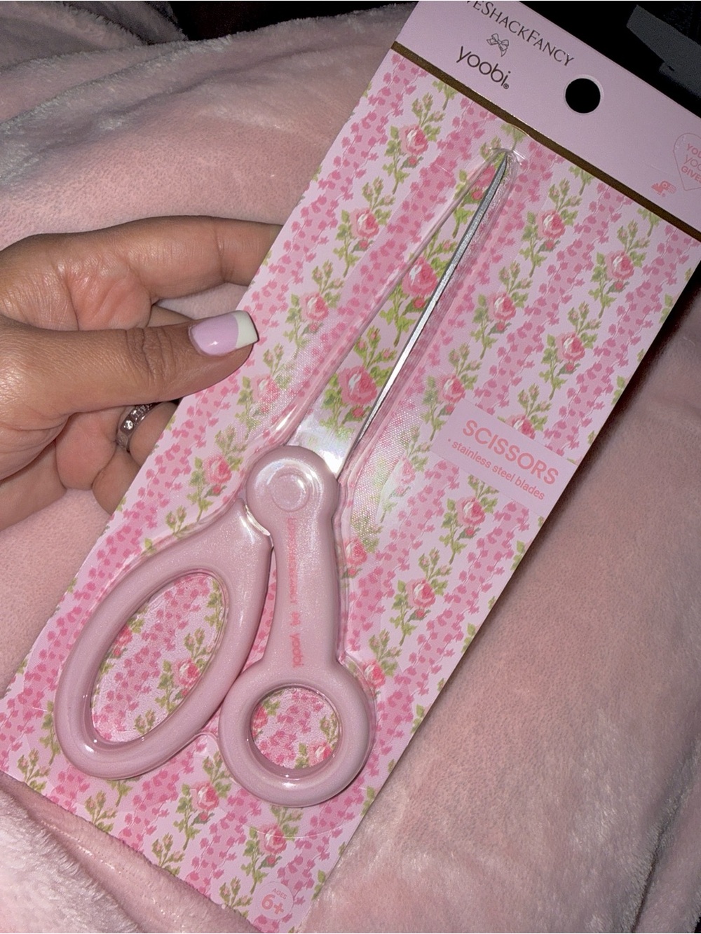 Loveshackfancy Pink Floral Scissors